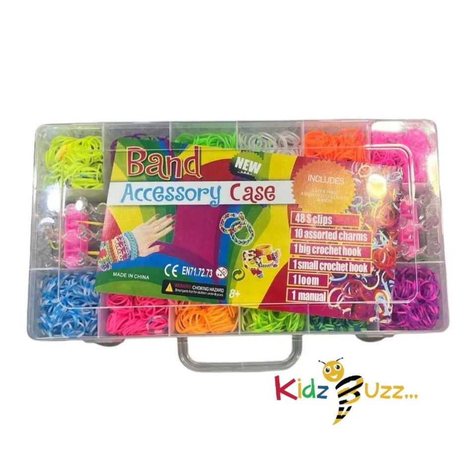 Loom Band Accessory Case 251-Rainbow Rubber Bands