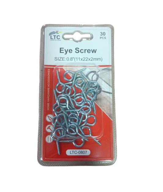 3 X 30pcs Eye Screw Size 0.8"(11 x 22 x 2mm)