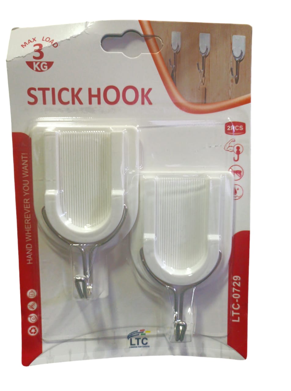 2Pcs Stick Hook (Pack Of 3)