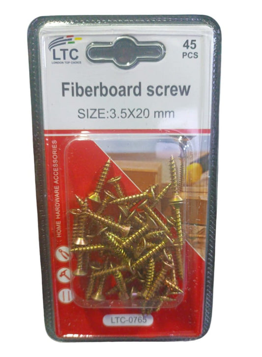 3 X 45Pcs Fireboard Screw 3.5 x 20mm