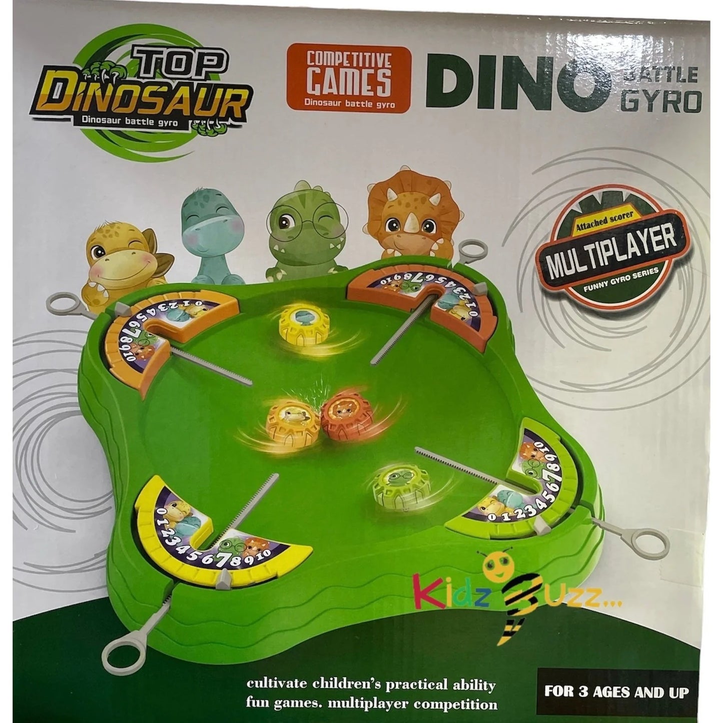 Battle Gyro Dino Toy For Kids