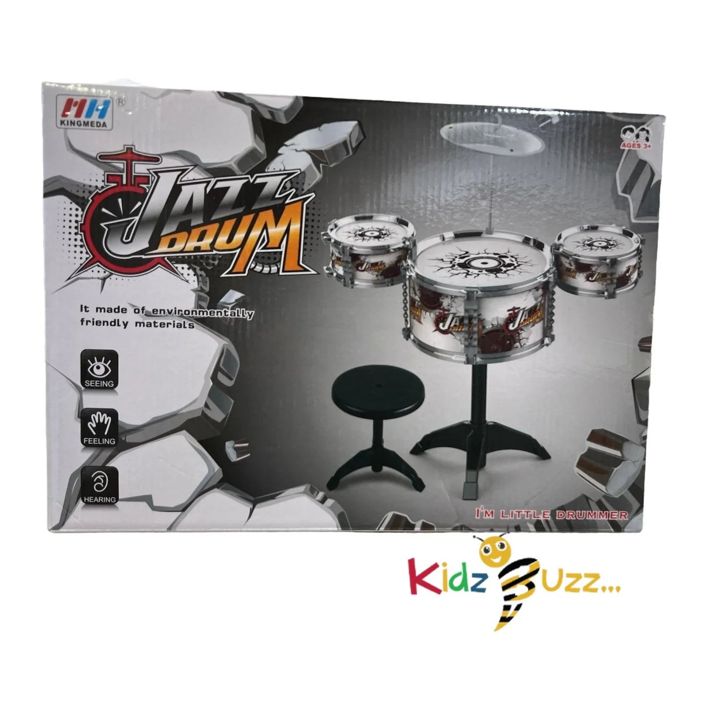 Jazz Drum Set for Kids | Music Drum Kit, Junior Drum Set, Learn to Play Drum Head