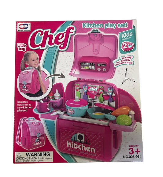 Little Chef Kitchen Play Set - Pretend Play Set