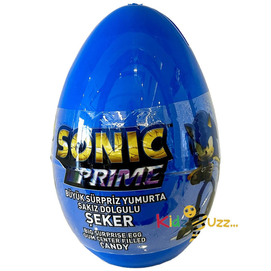 SONIC Surprise Big Egg Candy - Gum Center Filled With Candy (Pack of 2)
