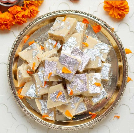 Festival Special Premium (Almond Barfi) Delicious Indian Traditional Sweets To Sweeten Up Your Celebration Best Gift For All Occasions Rakhi,Marriage,Diwali,Holi