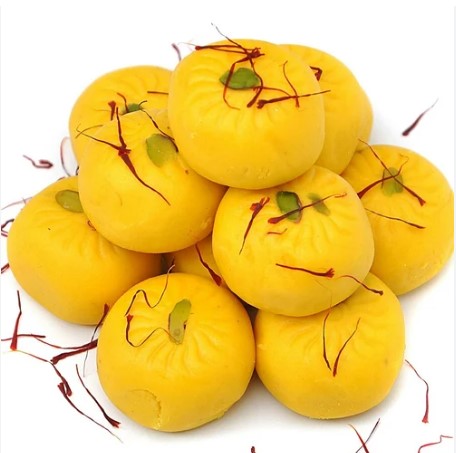 Festival Special Premium (Sweet Food Yellow Peda) Delicious Indian Traditional Sweets To Sweeten Up Your Celebration Best Gift For All Occasions Rakhi,Marriage,Diwali,Holi