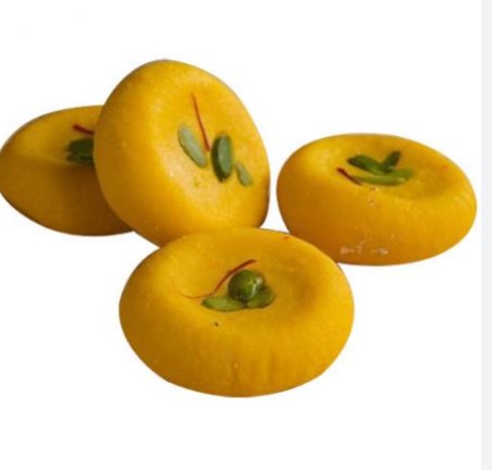 Festival Special Premium (Sweet Food Yellow Peda) Delicious Indian Traditional Sweets To Sweeten Up Your Celebration Best Gift For All Occasions Rakhi,Marriage,Diwali,Holi