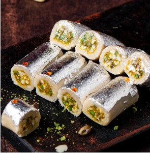 Festival Special Premium (Kaju Roll) Delicious Indian Traditional Sweets To Sweeten Up Your Celebration Best Gift For All Occasions Rakhi,Marriage,Diwali,Holi