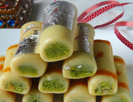 Festival Special Premium (Kaju Roll) Delicious Indian Traditional Sweets To Sweeten Up Your Celebration Best Gift For All Occasions Rakhi,Marriage,Diwali,Holi