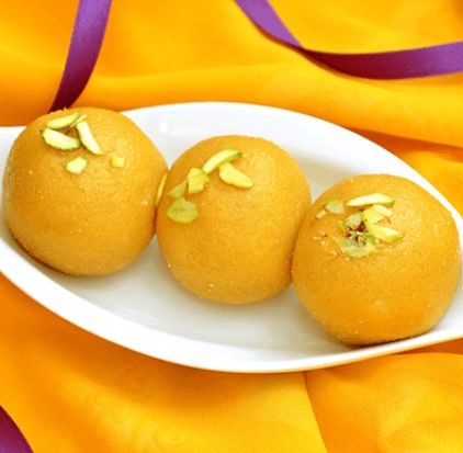 Festival Special Premium (Besan Ladoo) Delicious Indian Traditional Sweets To Sweeten Up Your Celebration Best Gift For All Occasions Rakhi,Marriage,Diwali,Holi