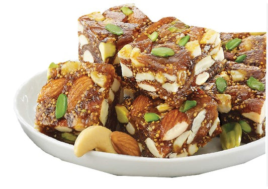 Festival Special Premium (Anjeer Barfi with Dry Fruits) Delicious Indian Traditional Sweets To Sweeten Up Your Celebration Best Gift For All Occasions Rakhi,Marriage,Diwali,Holi