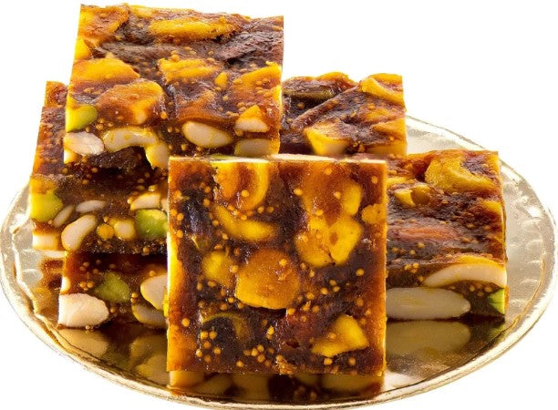 Festival Special Premium (Anjeer Barfi with Dry Fruits) Delicious Indian Traditional Sweets To Sweeten Up Your Celebration Best Gift For All Occasions Rakhi,Marriage,Diwali,Holi