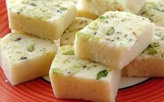 Festival Special Premium (Coconut Barfi) Delicious Indian Traditional Sweets To Sweeten Up Your Celebration Best Gift For All Occasions Rakhi,Marriage,Diwali,Holi