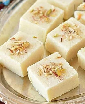 Festival Special Premium (White Barfi) Delicious Indian Traditional Sweets To Sweeten Up Your Celebration Best Gift For All Occasions Rakhi,Marriage,Diwali,Holi