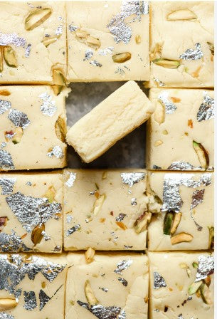 Festival Special Premium (White Barfi) Delicious Indian Traditional Sweets To Sweeten Up Your Celebration Best Gift For All Occasions Rakhi,Marriage,Diwali,Holi