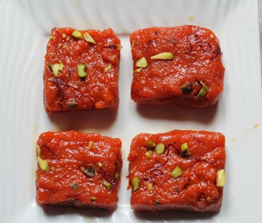 Festival Special Premium (Gajar Kalakand Burfi) Delicious Indian Traditional Sweets To Sweeten Up Your Celebration Best Gift For All Occasions Rakhi,Marriage,Diwali,Holi
