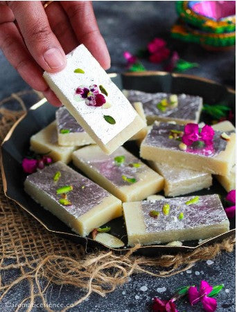 Festival Special Premium (Plain Barfi) Delicious Indian Traditional Sweets To Sweeten Up Your Celebration Best Gift For All Occasions Rakhi,Marriage,Diwali,Holi