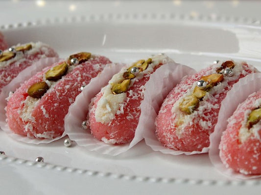 Festival Special Premium (Pink Chum Chum) Delicious Indian Traditional Sweets To Sweeten Up Your Celebration Best Gift For All Occasions Rakhi,Marriage,Diwali,Holi