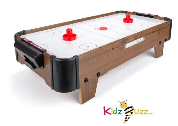 20' Air Hockey Table Game-Wooden Portable Table Game for Kids and Adults