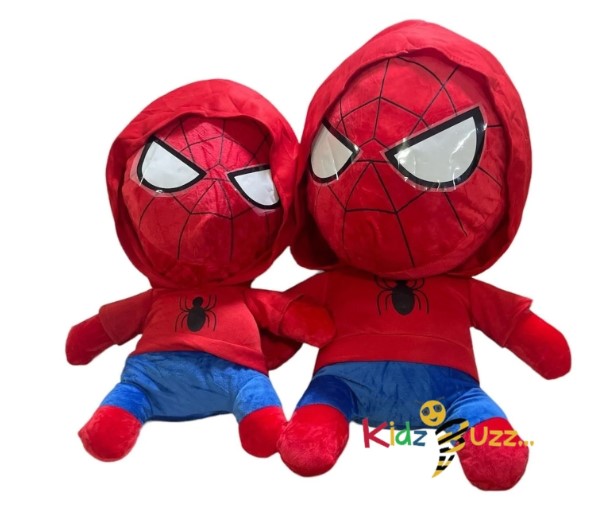 50cm Spiderman With Cap Soft Toy- Soft , Cuddly Plush Toy