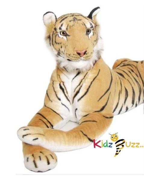 Large Tiger Plush 100CM Approx- Realistic Stuffed Animal Kids Soft Toy