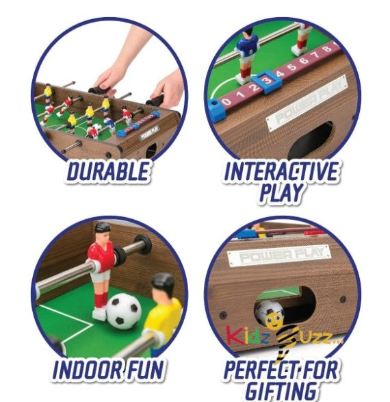 20' Table Top Football Game- Wooden Outdoor Indoor Game for Kids and Adults