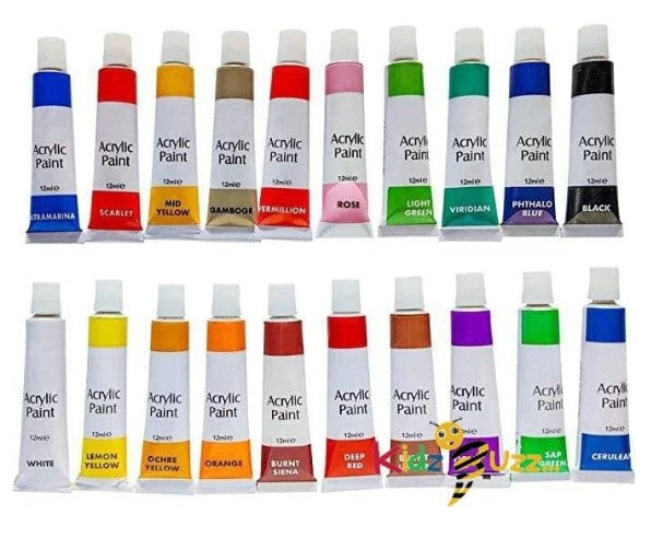 20pk Acrylic Paints Set