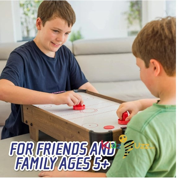 28' Air Hockey Table Game -Wooden Portable Table Game for Kids and Adults