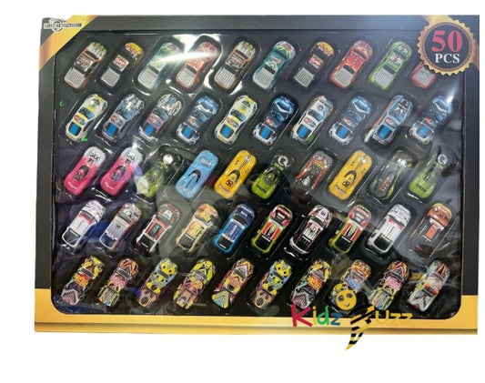 50 Pcs Cars Gift Set Xmas Racing Vehicle Children Pretend Play Toy