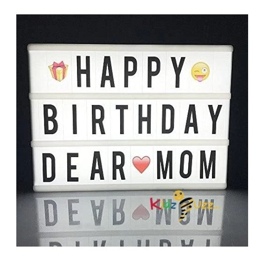 A4 Cinematic Lightbox -Illuminated Bright LED Light Up Box I Decoration Party