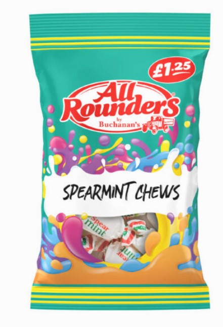 All Rounder Spearmint Chews