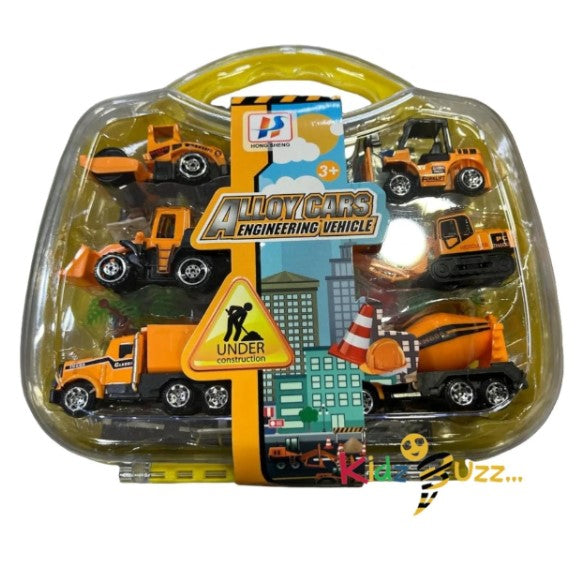 Alloy Car Engineering Vehicle Play Set For Kids