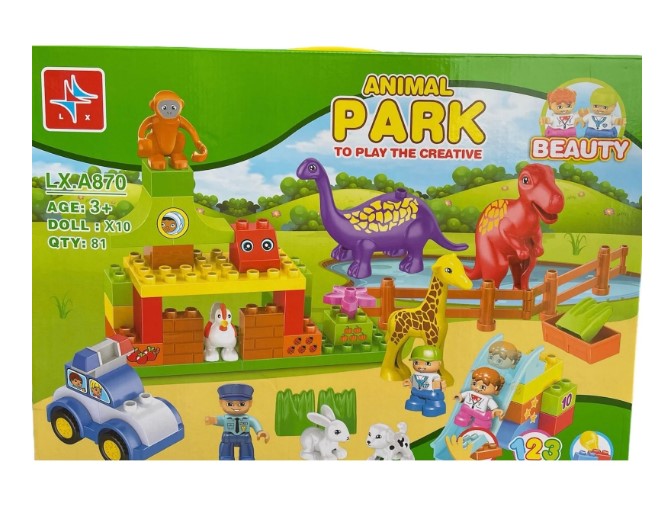 Animal Park LX-870 Block Set Fun Toy For Kids