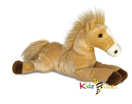 Aurora Butterscotch Horse Soft Toy For Kids- Stuffed Cuddly Soft Toy