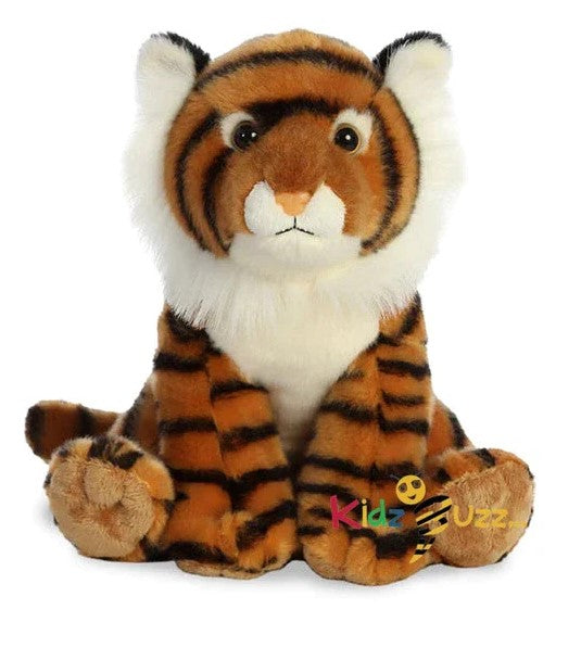 AURORA, Destination Nation Bengal Tiger, 12In, Soft Toy, Brown and White