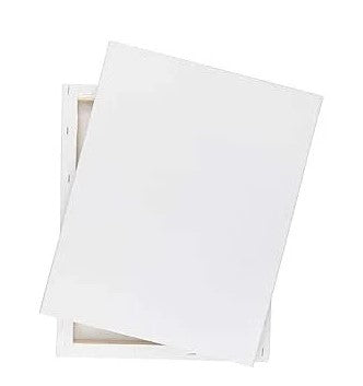 50x60cm Plain White Canvas for Painting Sketching Drawing | Ideal for Oil Paints and Acrylics Plain Canvas for Painting | Canvases for Acrylic Painting | Blank Art Canvas | Art Supply