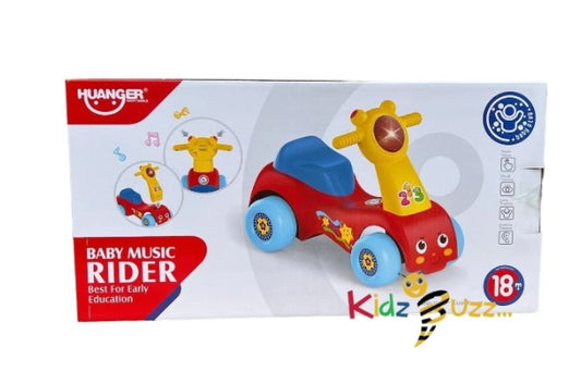 My First Ride On Kids Toy Car- Push Along Baby Walker For 18+ months