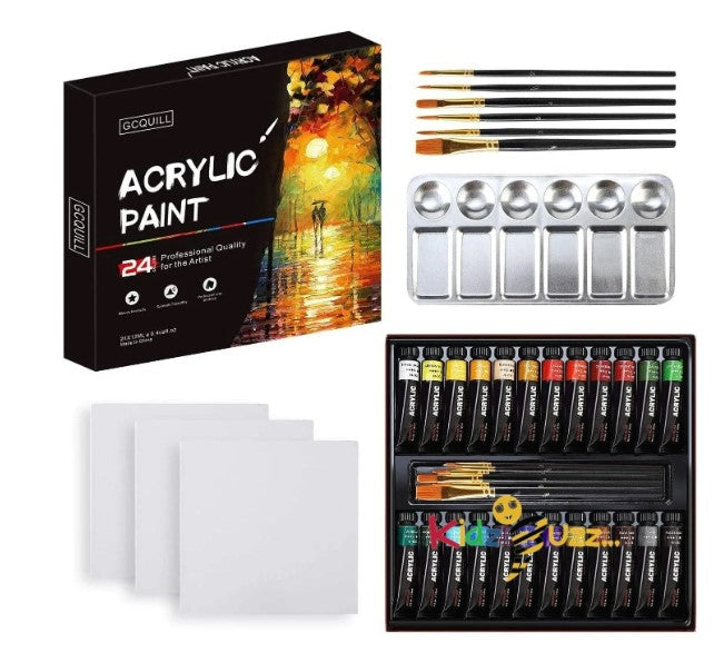 Acrylic Paint Set 12 ml x24 Tubes