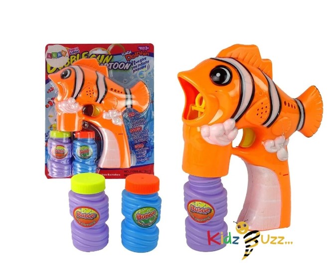 Dolphin Fish Bubble Machine Gun For Kids