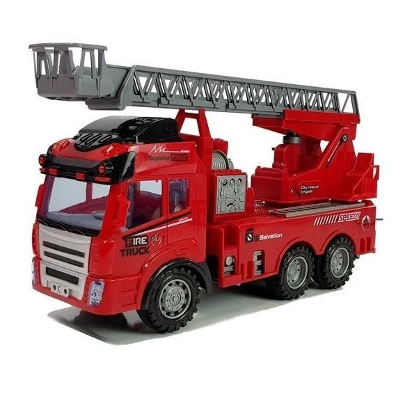 Remote Control City Rescue Brigade Red Fire Truck