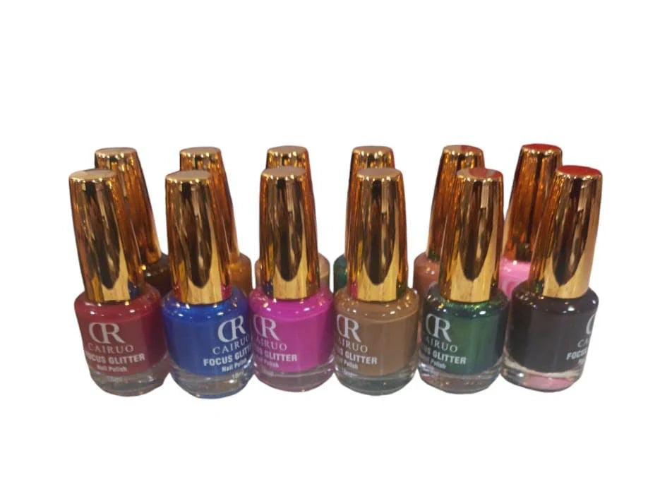 CR Nail Polish Focus Glitter (Pack of 3)