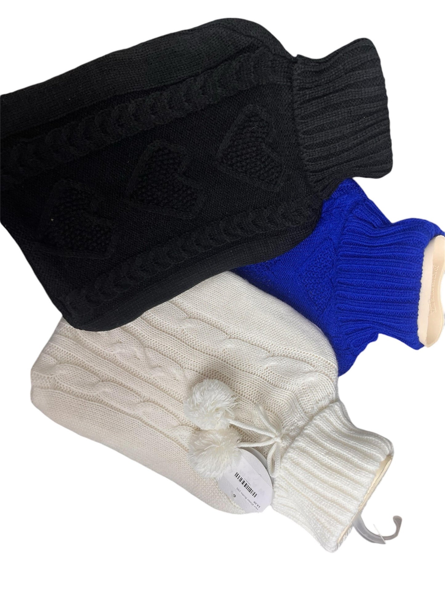 Hot Water Bottle with Knitted Cover, 2L Hot Water Bag for Hot and Cold Compress, Hand Feet Warmer, Neck and Shoulder Pain relief