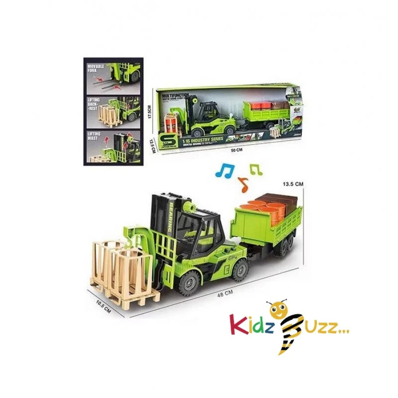 1: 16 Inertia Forklift Tractor With Light And Music