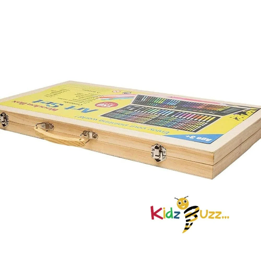 180 Piece Art Studio Childrens Colouring Set