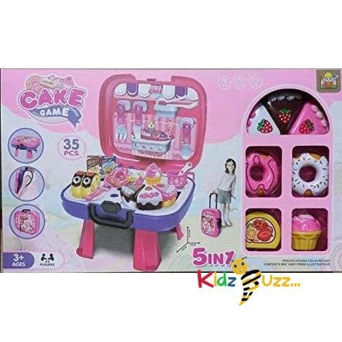 5 in 1 Cake Set For Girls - 35 Pcs set