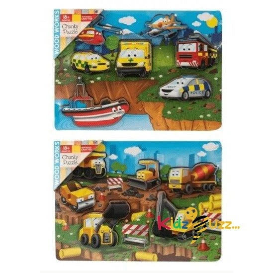 Vehicle Chunky Puzzle