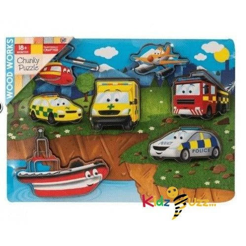 Vehicle Chunky Puzzle