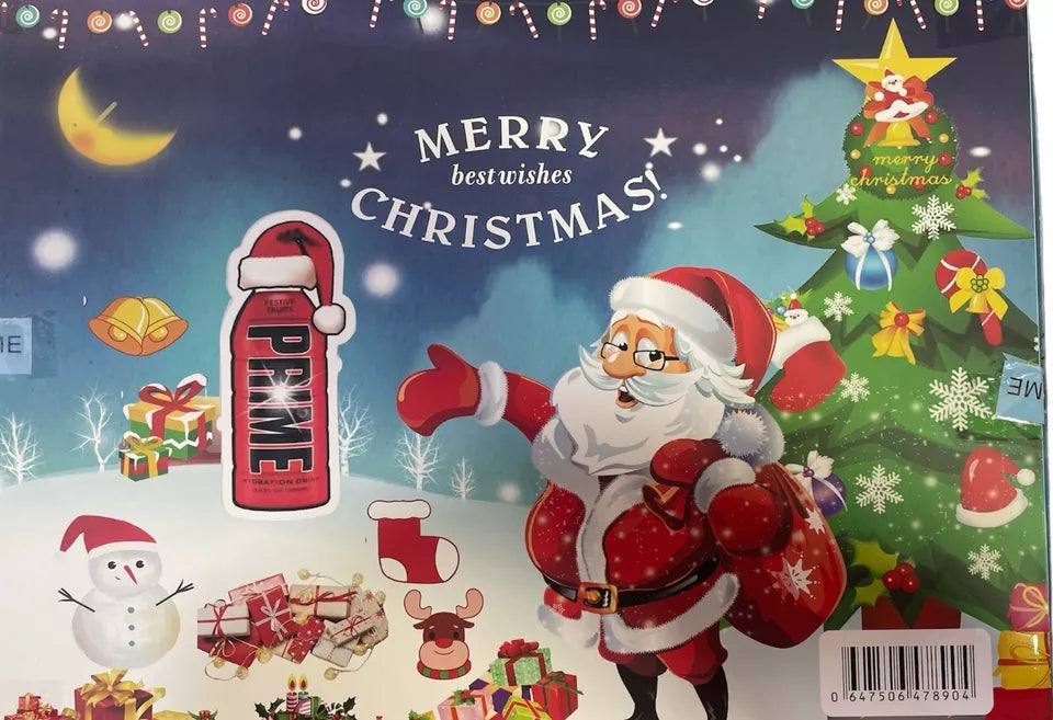 PRIME DRINK ADVENT CALENDAR 24 DAY Christmas Countdown Calender Xmas Hydration