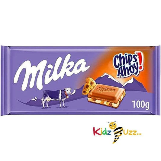 Milka Chips Ahoy Chocolate Bar 100g  X 5