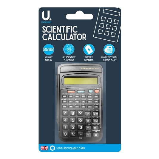 Scientific Calculator with Case - Home Office Equipment
